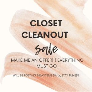 ✨CLOSET CLEANOUT SALE✨